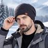 Ear Protection Warm Beanie Hat Windproof Fleece Lined Knitted Cap Fashion Knit Beanie  Camping