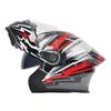 DOT Certified Unisex Flip-up Motorcycle Helmet with Smart Taillight - All-Season Off-road Design
