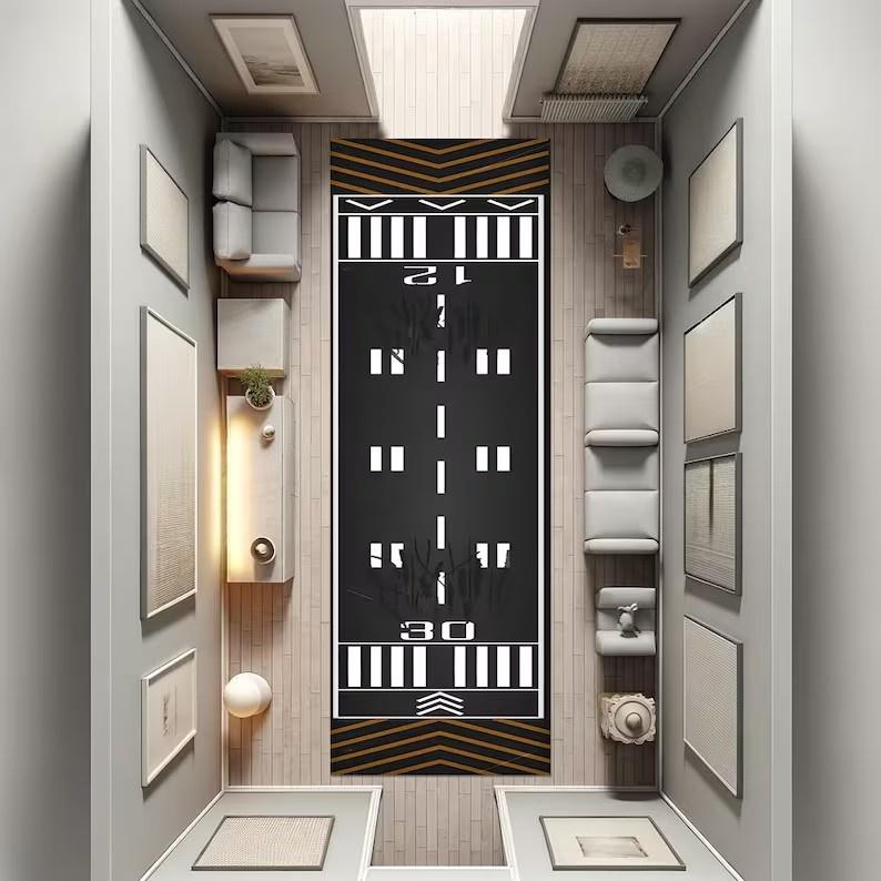 Běžecký koberec na dráhu Dětská teplá lezecká podložka Koncový závodní dráhový koberec Obývací pokoj Ložnice Domácí dekorace