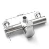 Easy Installation Stainless Steel Shower Faucet With Built In Rubber Sealing Ring And Ceramic Spool
