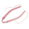 Heatless Curling Rod Headband with Tail Rope Soft Rubber Prevent Damage DIY Hair Curls Roller for Sleeping Pink