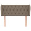 VidaXL Headboard with Ears Taupe 103x23x78-88 Cm Fabric3117474