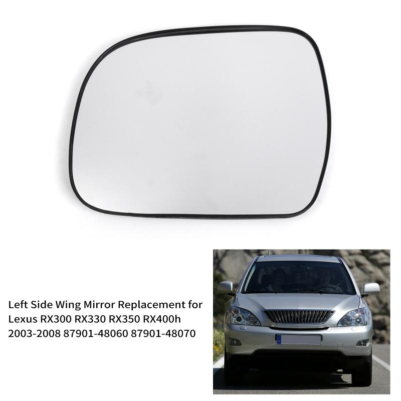 Sostituzione Specchietto Laterale Sinistro / Destro per Lexus RX300 RX330 RX350 RX400h 2003-2008 87901-48060 87901-48070 Specchietto Laterale