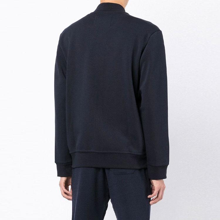 Polo Ralph Lauren Solid Color Double Knit Sports Jacket Men Jackets Navy 784850724-004