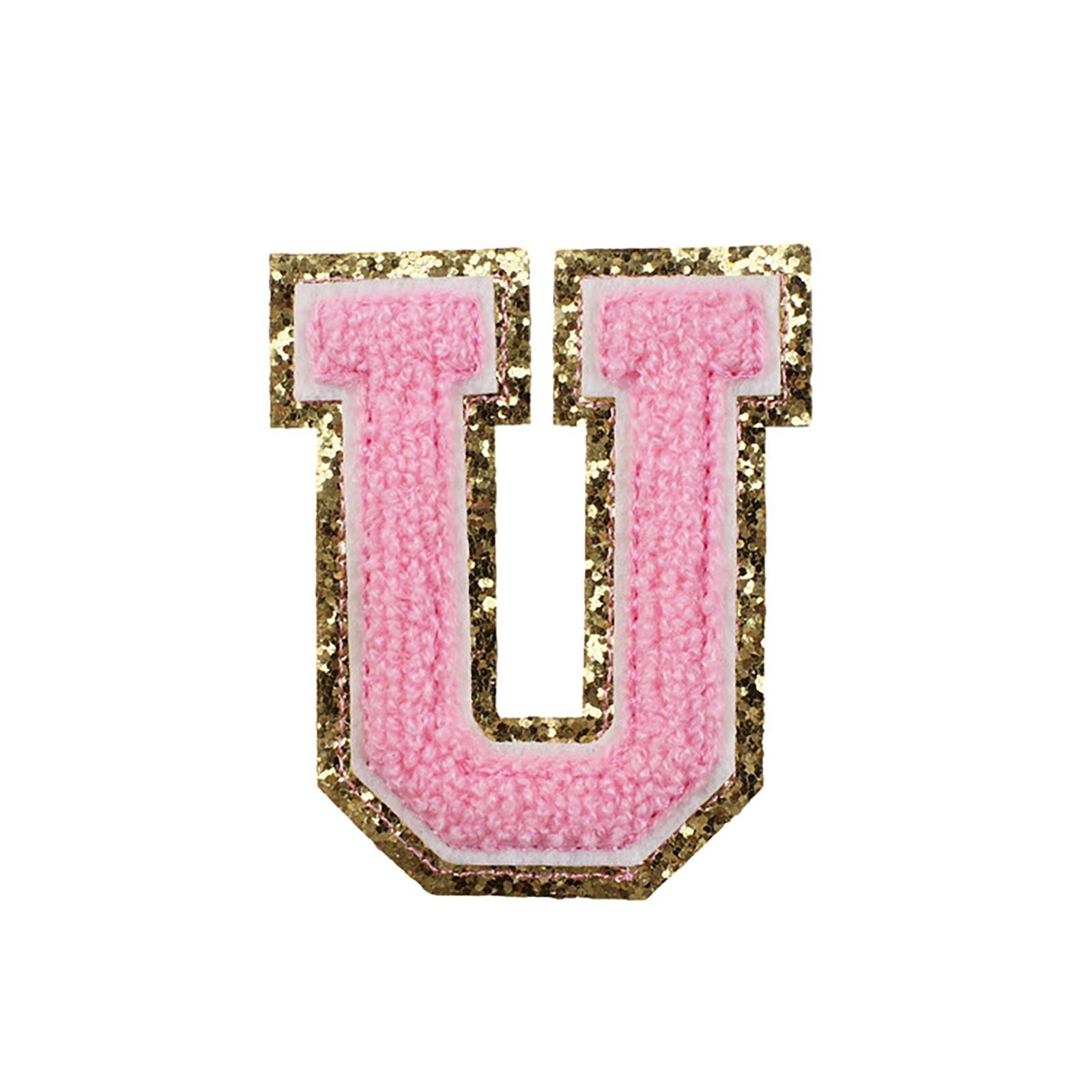 

DIY английская буква патч аксессуары для волос буква Пномпень вышивка патч U