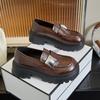 Fashion AIYUQI Women's Loafers Platform 2025 New Spring Female Shoes Commuting British Style Women Genuine Leather Shoes