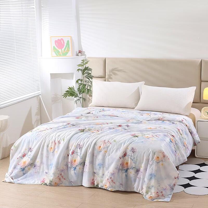 Yumengjiaju Iridescent Ice Silk Cooling Quilt