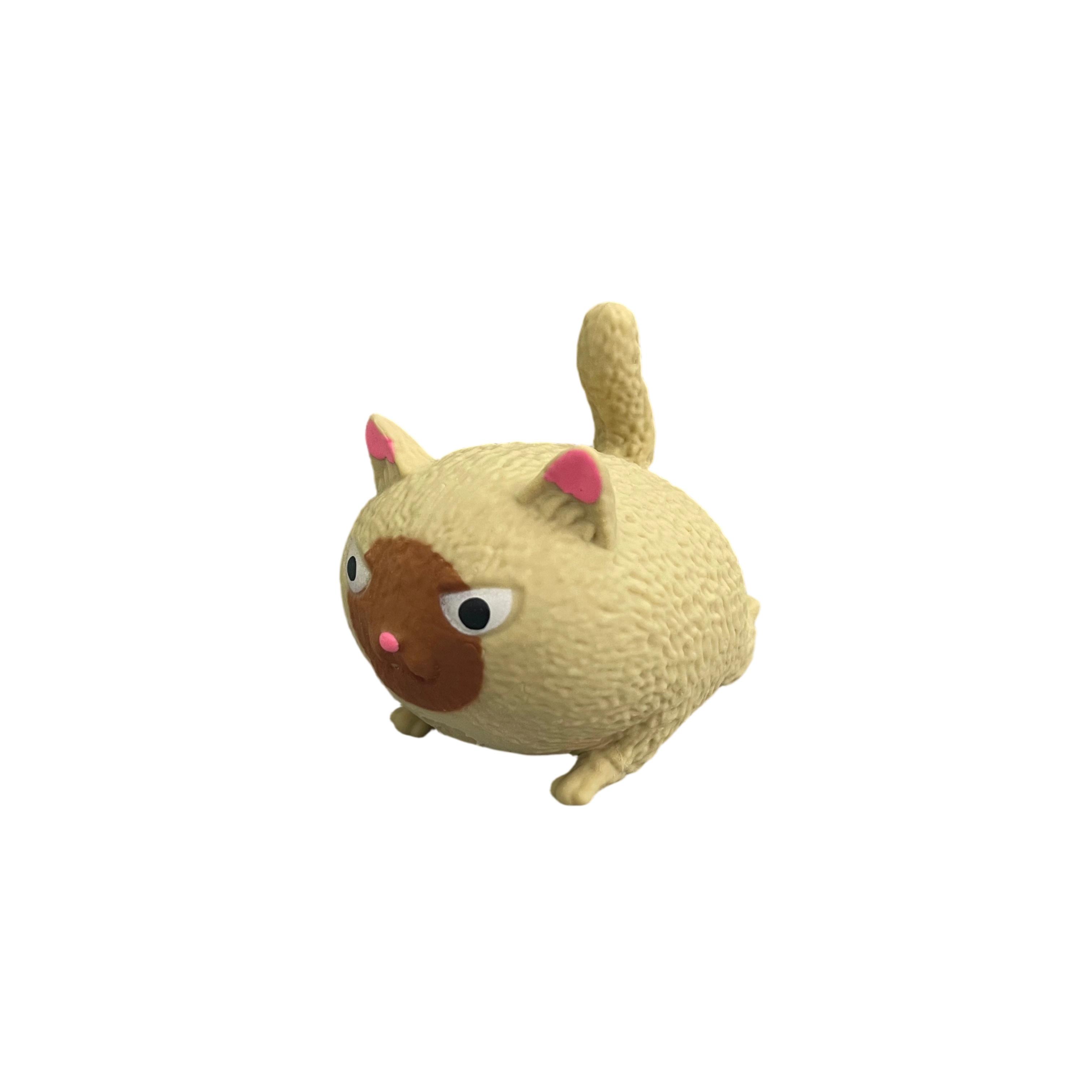 Boze Kat Knijp Muziek Vent Poppetje Bal Zacht Dier Fidget Hand Tafel Speelgoed Decompressie Knijp Hond Huisdier Decompressie Cadeau