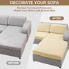 Stretch-Sofabezug, einfarbig, Sofabezug für Sofagarnitur, Sitzkissenbezug, waschbar, abnehmbar, Couch-Schonbezug für Wohnzimmer, Haustiere, Kinder, 1 Stück