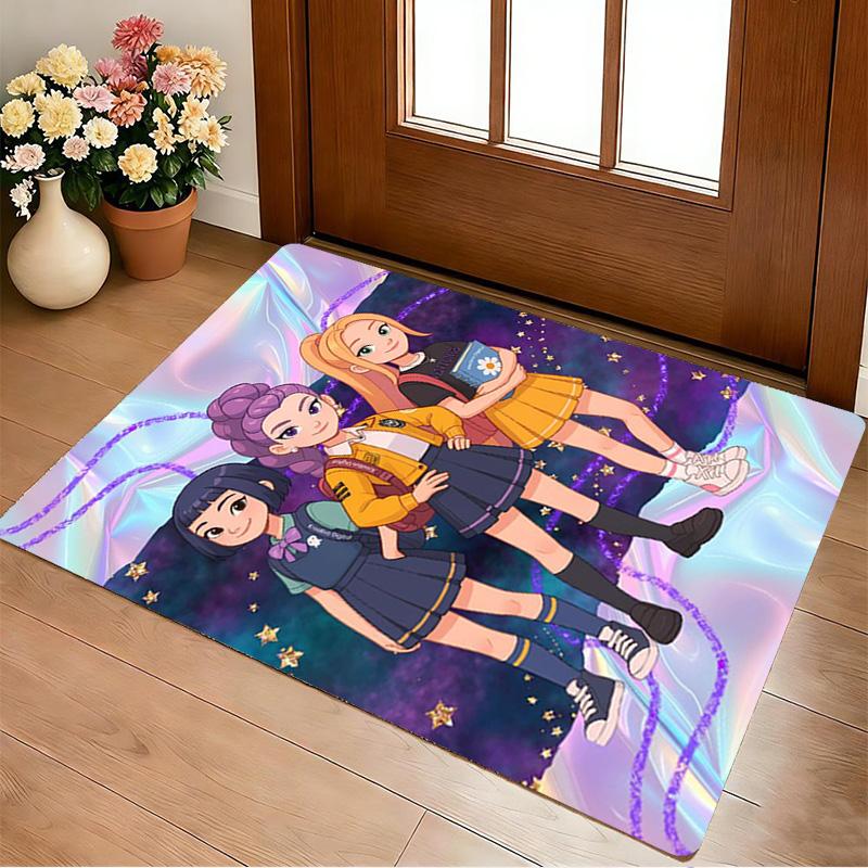 Galaxy Friends Living Room Non-Slip Area Rug Soft Carpet for Bedroom Game Playroom Sofa Office Home Decor Doormat Christmas Gift C9211285