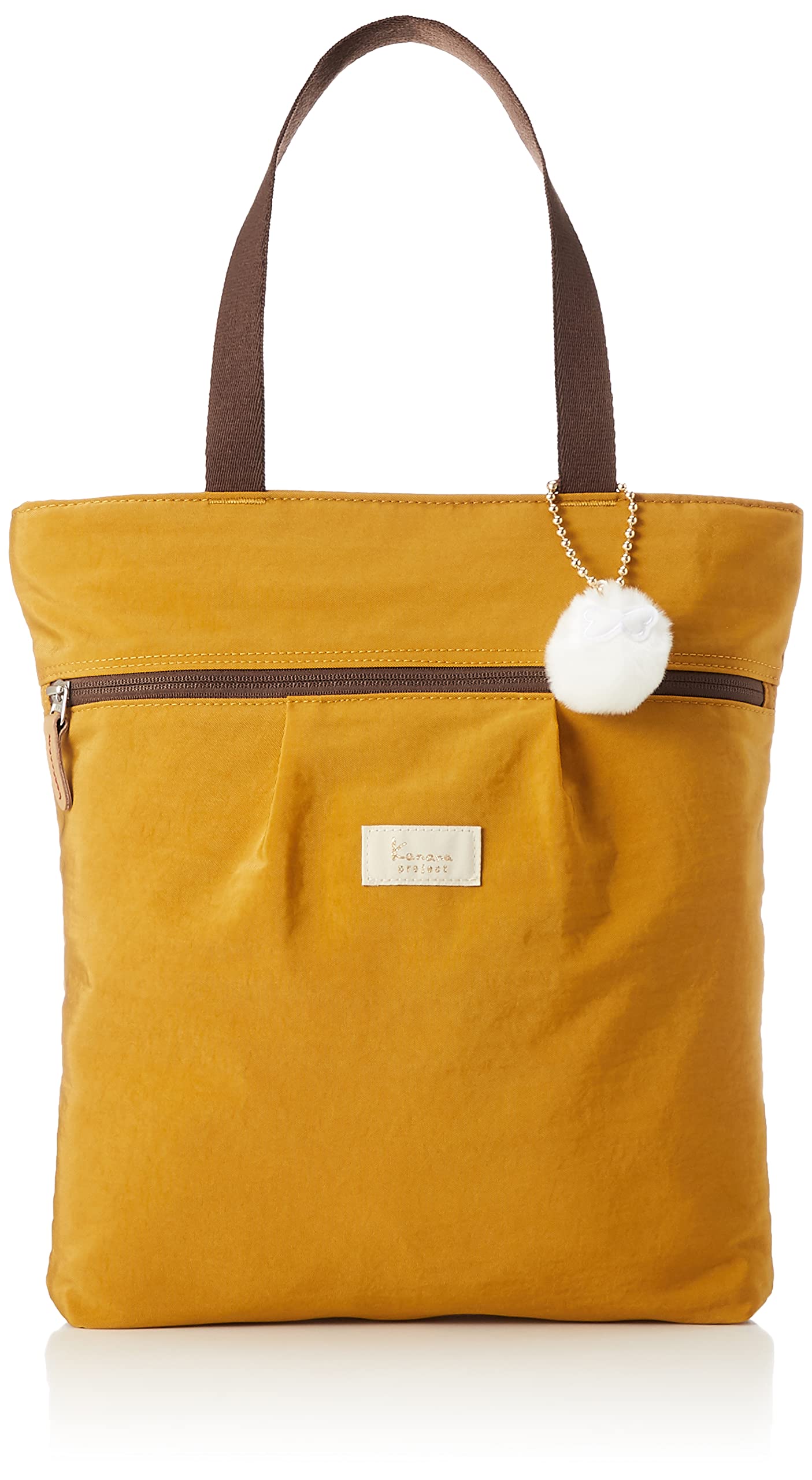 

Project Tote Bag Compatible with A4 Size Thin Gusset Water Repellent Lightweight Assam Mustard [Kanana Collection] Women s No.67675