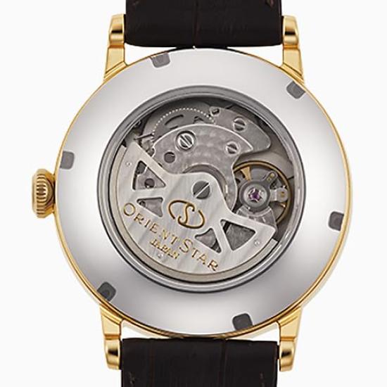 Orient Star Automatic Elegant Made in with White and Silver RK-AU0001S Men's Watch, Classic, Mechanical, Japan, 2-Year Manufacturer's Warranty,