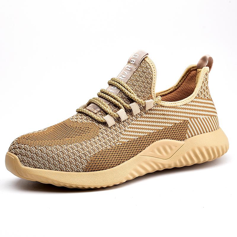 Sicherheitsschuhe für Herren, atmungsaktiv, leicht, schützend, bruch- und durchstichfest, Arbeitssicherheitsstiefel, ölbeständige Turnschuhe