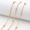 2 Meters Stainless Steel Satellite Cable Link Beads Chains DIY Bracelet Jewelry Making Necklace  Accessories Handicraft Anklets