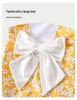 2026 Summer Lemon Floral Swimsuit for Girls and Toddlers