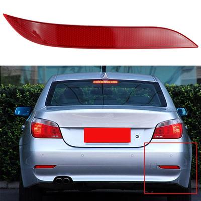Riflettore Paraurti Posteriore Antipolvere Resistente all'Umidità Portatile Sinistro Destro Luce Coda Finta Riflettore Sostituzione per BMW E60 04-07