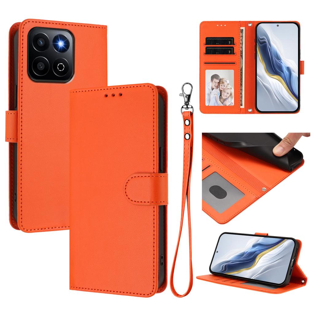 Solid Color Flip Luxury Leather Phone Case On For Huawei Honor 400 400 Pro 400 Smart 400 Lite Magnetic Wallet Stand Cover Funda