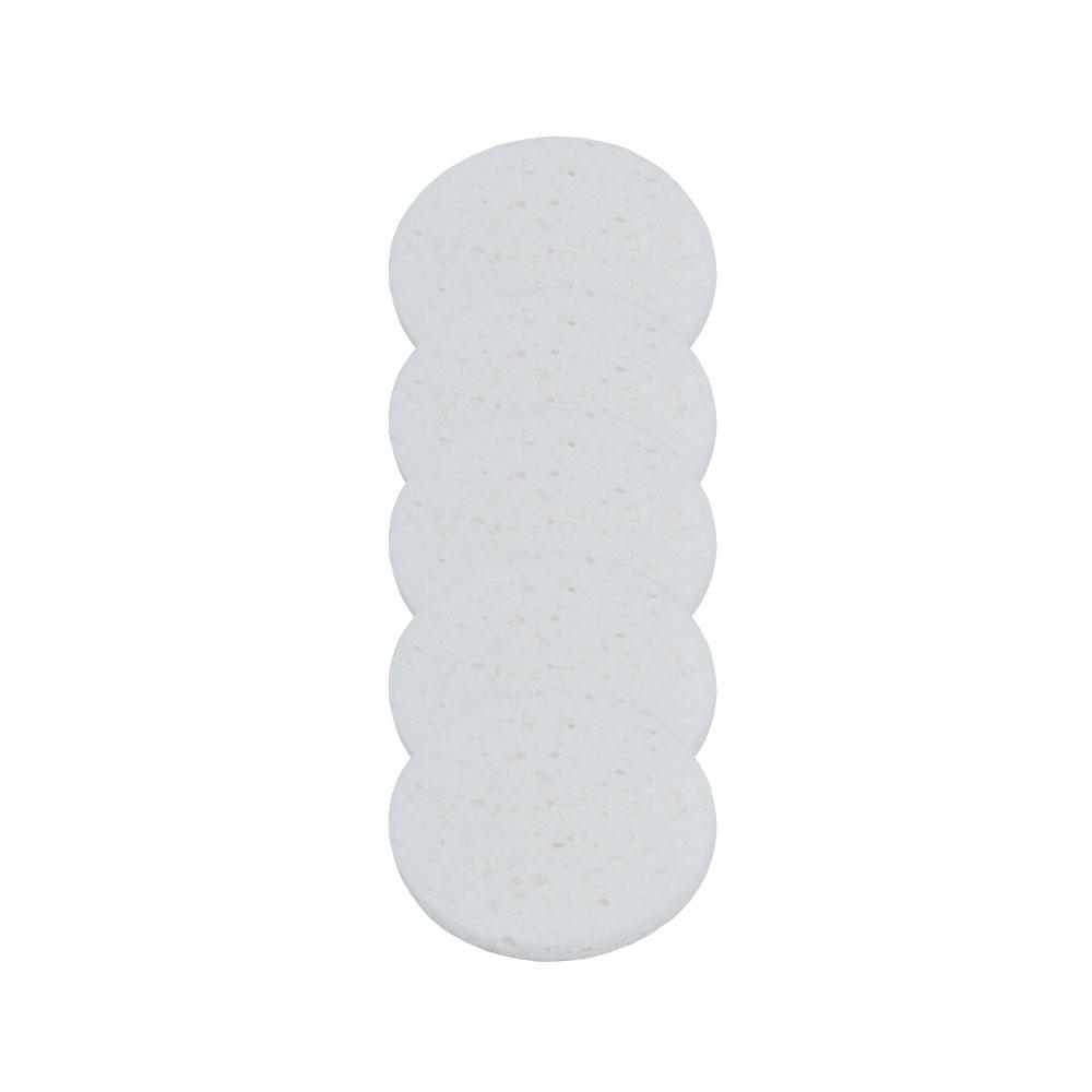 

5/10 шт., 6/8/10 см, круглый инструмент для снятия макияжа с лица, губка из натуральной древесной массы, целлюлозный компресс, косметическая пуховка, губка для умывания лица