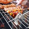 4Pcs Kitchen Stainless Steel BBQ Thermometer Probe Clips Holder 3-Hole Clamps