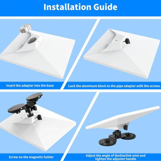 Mini Magnetic Mount Car Roof Mount Easy To Install Adjustable Angle Antenna Magnetic Mounting Bracket for RV Boat
