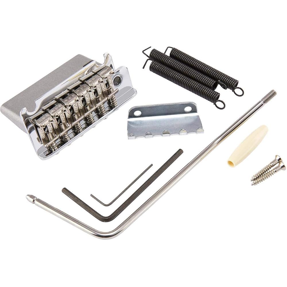 Fender American Professional Strat Bridge Assembly Chrome, Durable Construction, Easy Installation, Guitar Accessory