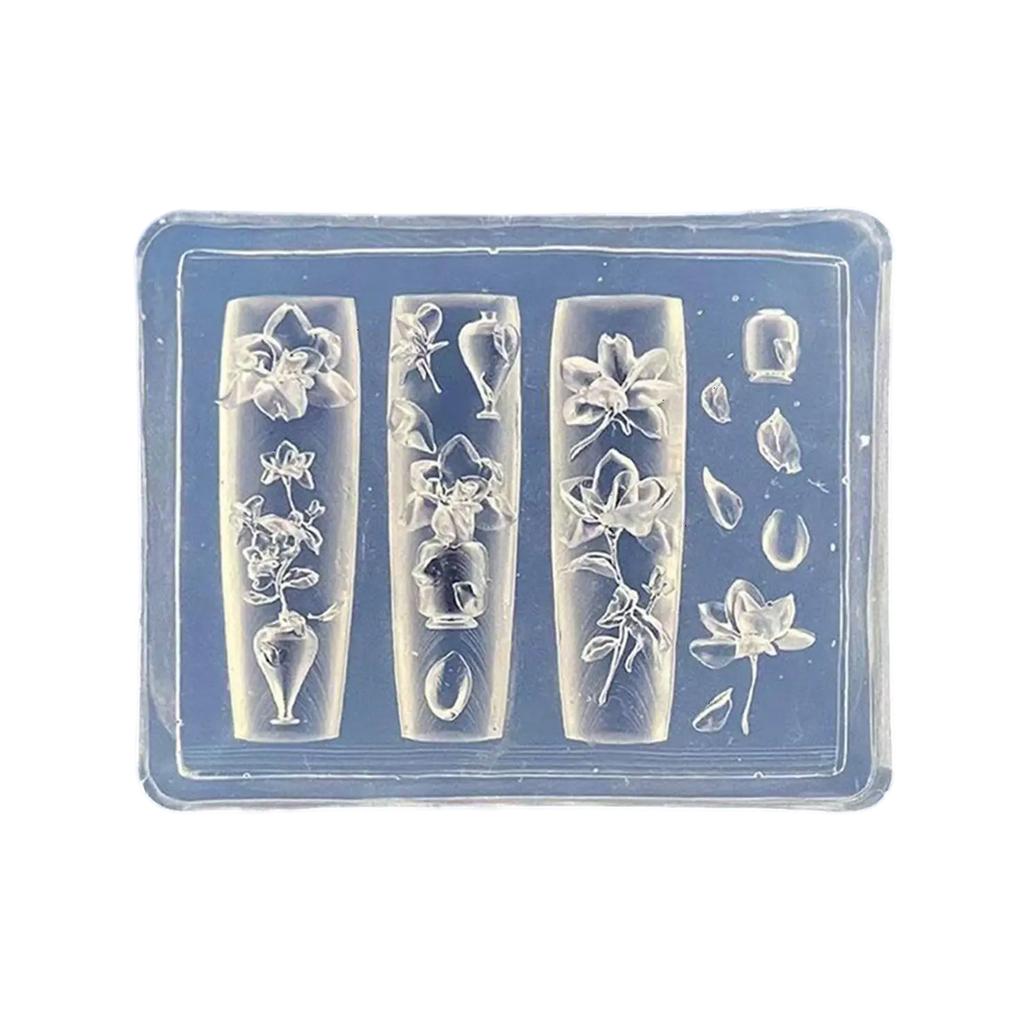 Elegant Bowknot Silicone Mould Set for Creating 3D Nail Art Earrings and Necklaces Crafting Tool Fashion Statement