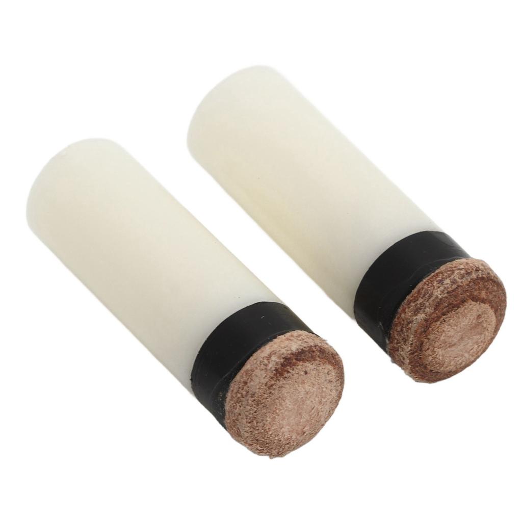 12PCS Pool Cue Tips 11mm PU Leather and Plastic Universal Cue Tip Replacements for Billiard Hall