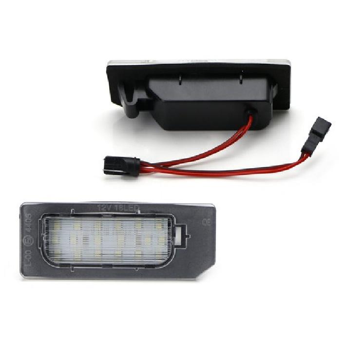 OE-Fit 3W Full White LED License Plate Light Kit For 2010-20 Outlander Sport ASX