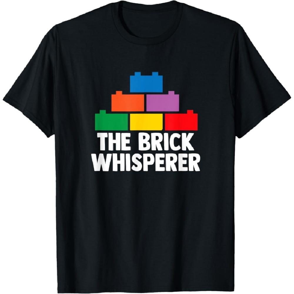 

Brick Whisperer Blocks Building Brick Builder Toys Kids Boys T-Shirt XXXXXL чёрный