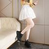 Little fairy platform dad shoes girl in the autumn of 2025 new platform muffin fashion through the net casual sports shoes girl