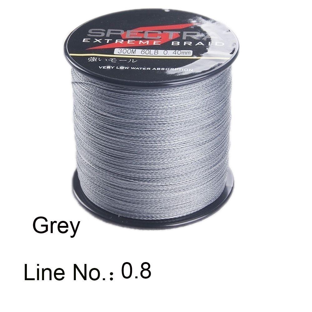 6-80LB Strong Rope Cord PE Braided Tackle Wire Sea Fishing Line 4 Strands Multifilament Thread