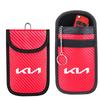 Car Key Case Signal Blocker Bag RFID Shielding Pocket For Kia Rio Ceed Sportage Cerato Soul Sorento Picanto Optima Accessories wvkzl55