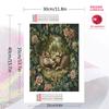 Warthog and flowers Pattern  3pcs 100% Round Full Drill 5D DIY Diamond Painting Embroidery Cross Stitch Rhinestone Décor