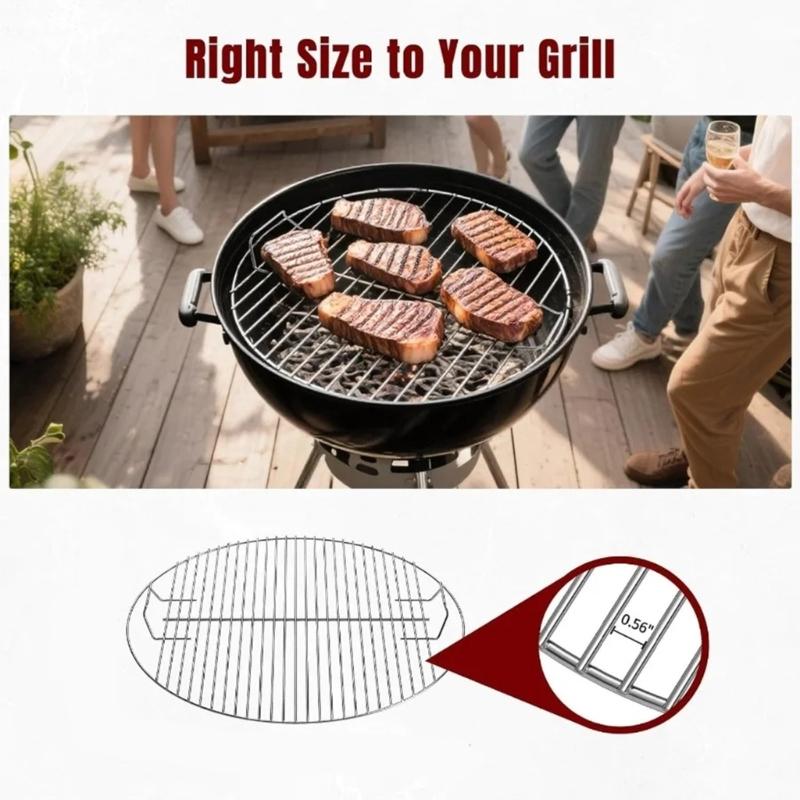 Grelha de Churrasco para Exterior Resistente Fácil de Limpar de Arame para Acampamento Tailgating Reuniões Familiares