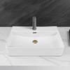 Bathroom Counter Top  Ceramic Sink Rectangular Lavatory Porcelain White Wahsbasin
