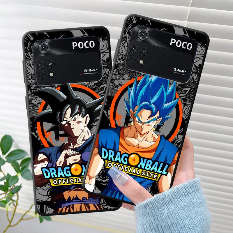 Dragon Ball Son Goku Funda Phone Cover Case for Xiaomi Poco F8 F1 C75 C71 F3 M5 M3 M4 M7 Pro X3 X4 X5 X7 Pro C61 C50