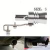 Modified Exhaust Non Sound Wave Simulator 2Pcs Motorcycle Tail Throat Turbo Whistle Car Exhaust Pipe Sounder Easy Installation