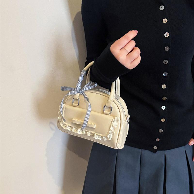 New small bag women's summer new fashion niche design messenger bag portable bowling bag