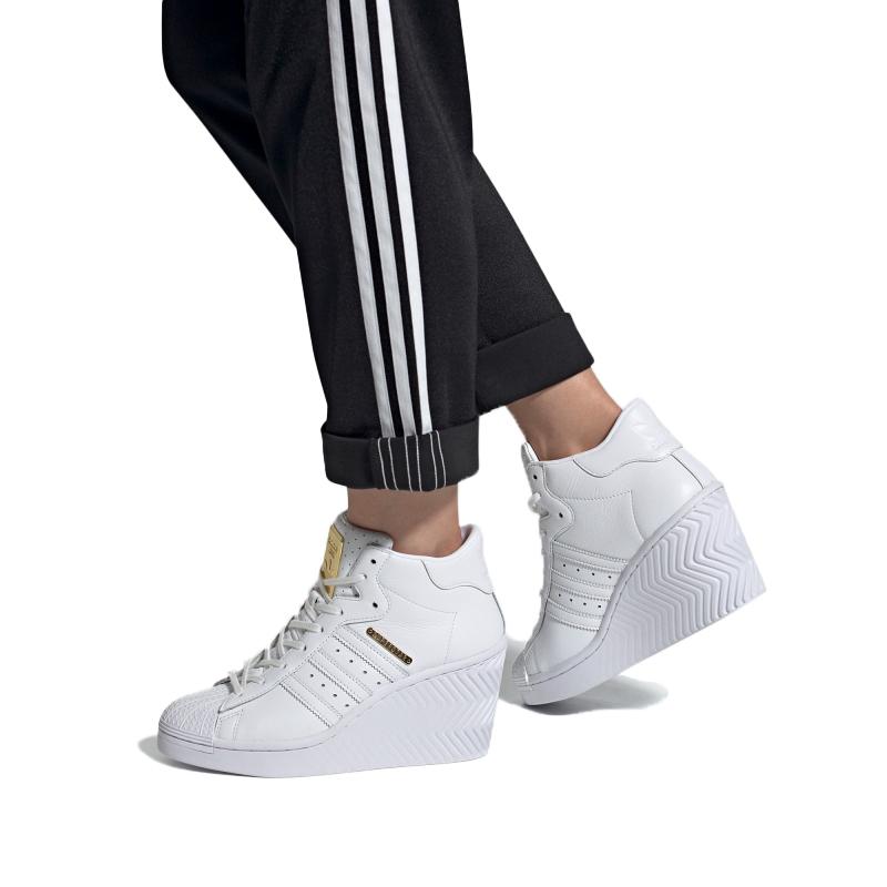 adidas Damen Superstar Ellure 'Weißgold Metallic' Damen Sneaker FW3198