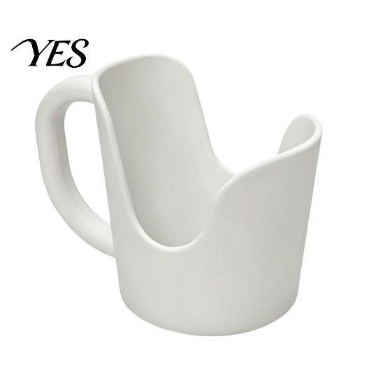 Easy Clean Coaster 3D Printed Anti-Scalding Coasters, with Handle, to Reusable Cup Compact Size Coaster, for Disposable Paper Cups Integrated Molding белый