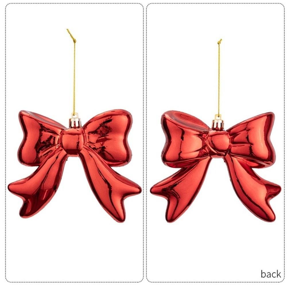 Bowknot Christmas Hanging Colorful Design Bowknot Pendant Christmas Tree Bow Decor Christmas