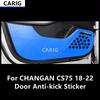 For CHANGAN CS75 18-22 Door Anti-kick Sticker Modified Carbon Fiber Pattern Interior Car Film Accessories Modification