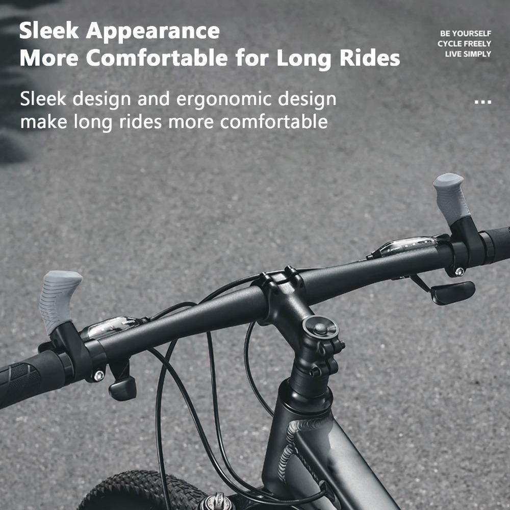 Non-Slip Bike Thumb Grips Ergonomic Mountain Bike Thumb Grips  Riding Posture Adjustment