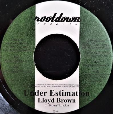 7inch Record LLOYD BROWN - Under Estimation RDM130227 Rootdown Record 2005 Germany Reggae, Ska & Dub Used