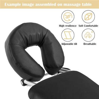 Universal Adjustable Massage Bed Face Headrest U-shaped Pillow Face Cradle Massage Bed Headrest Stand for Beauty Salon Bed