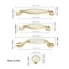 Vintage Furniture Handle Wear Resistant Drawer Knobs Durable Wardrobe Door Pulls  Shoe Cabinet