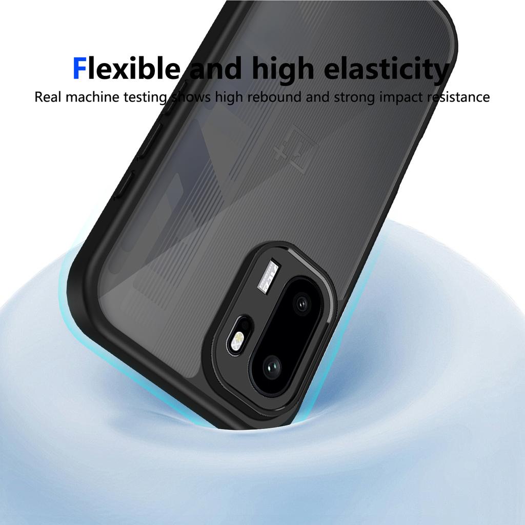 Case for OnePlus 15R 5G/Ace 6T 5G/Ace 6 5G Skin Touch Matte PC + TPU Anti-Drop Phone Cover