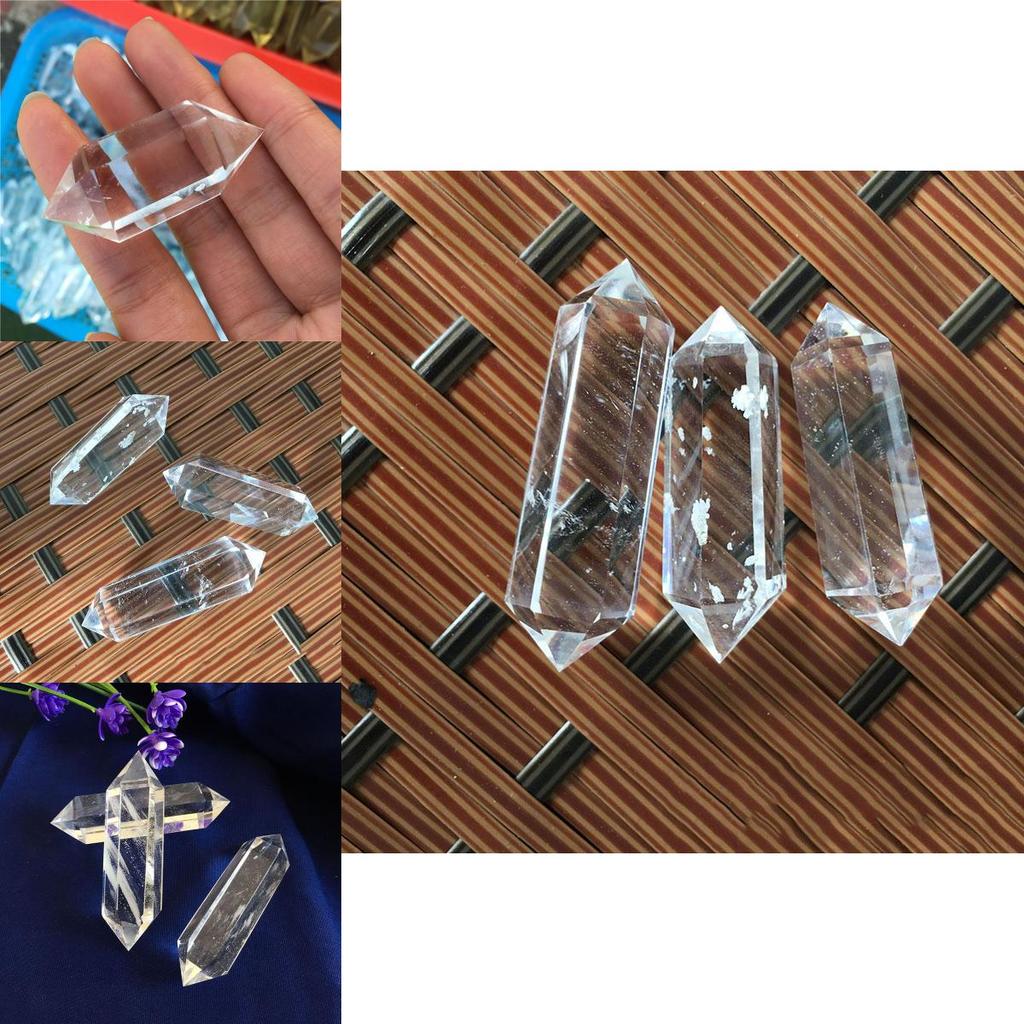 Stunning Natural Clear Point Quartz White Crystal Raw Stone Terminated Wand Specimen For Healing And Spiritual Growth