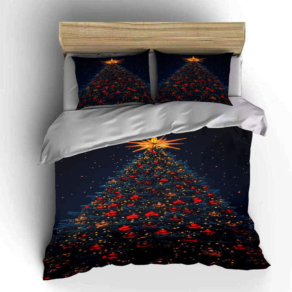 Radiant festive brilliance Bedding sets Duvet cover sets Duvet covers Pillowcases(1*Duvet Cover 2*Pillowcases without duvet insert)