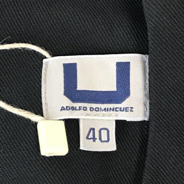 24,000 Yen Tag Attached ADOLFO DOMINGUEZ Sleeveless Knee-Length Tight Dress Black Women's L 40